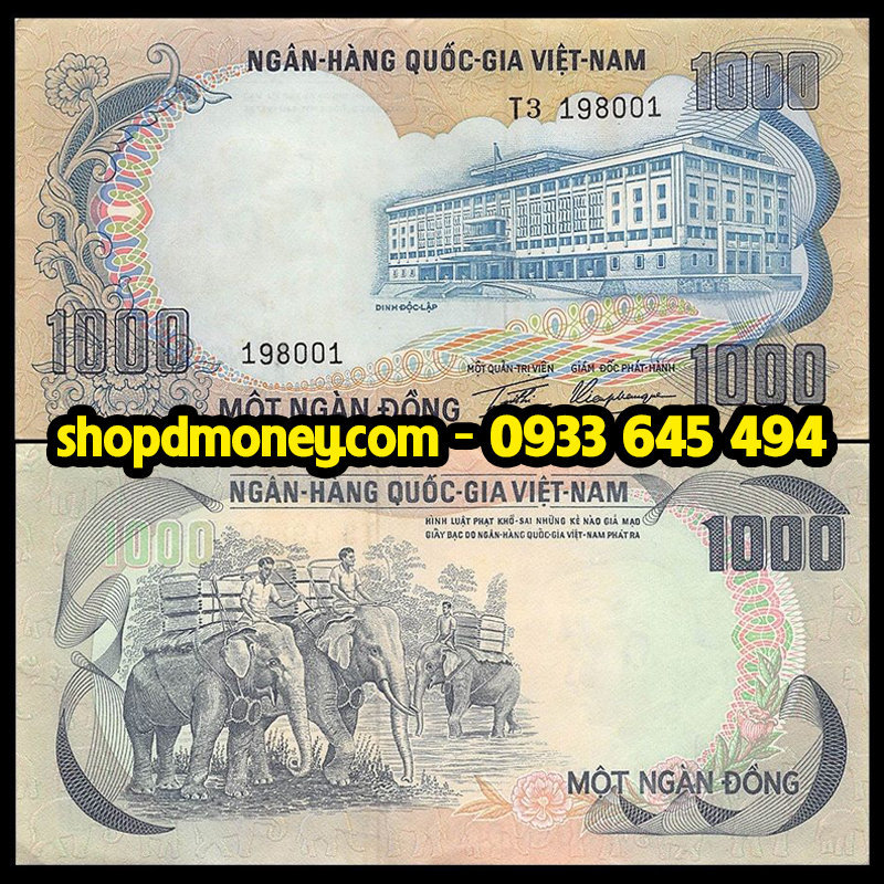 1000 đồng vnch 1972