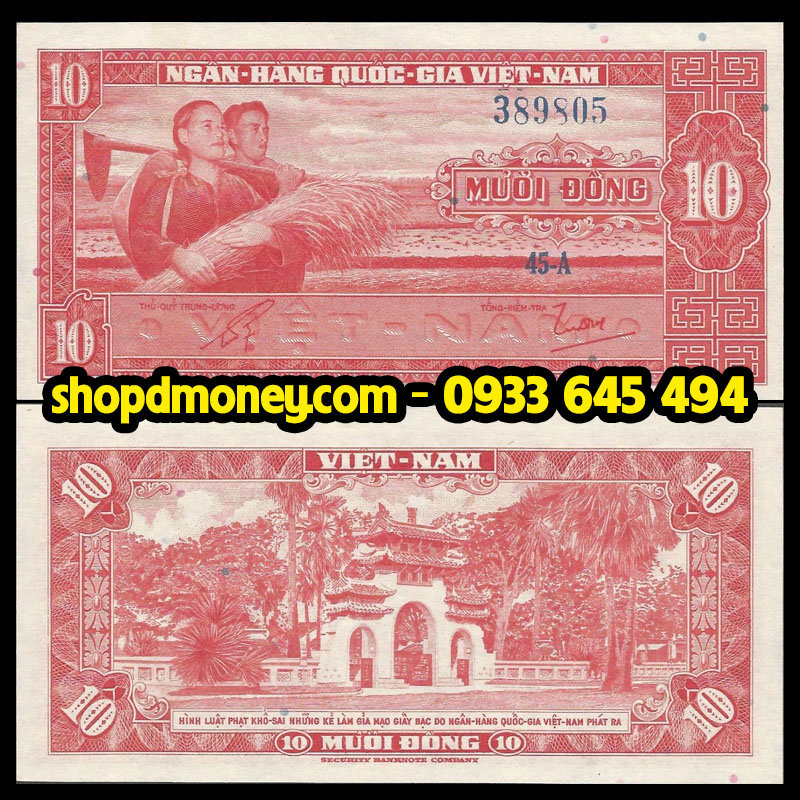 10 đồng vnch 1962