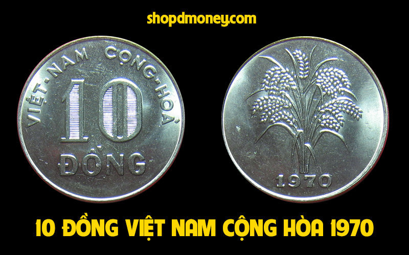 xu Việt Nam Cộng Hòa 10 đồng 1974