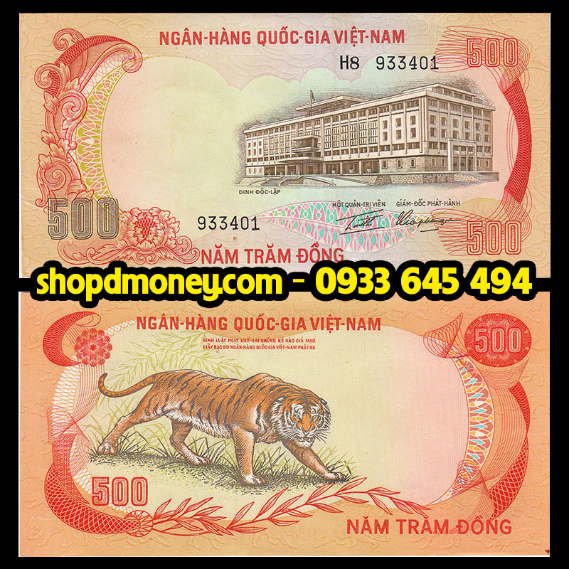 500 đồng vnch 1972