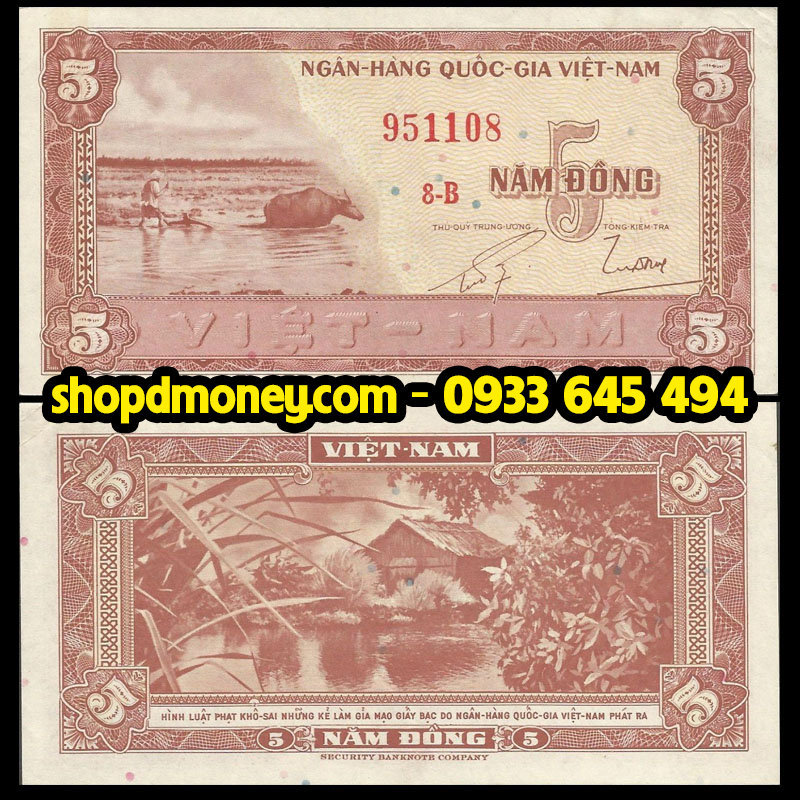 5 đồng vnch 1955 lần 2