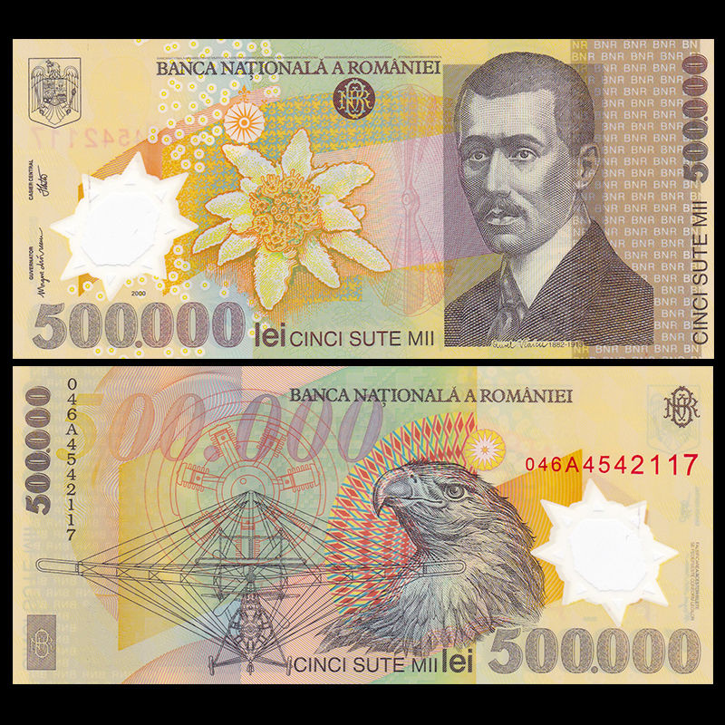 500000 lei Romania 2000