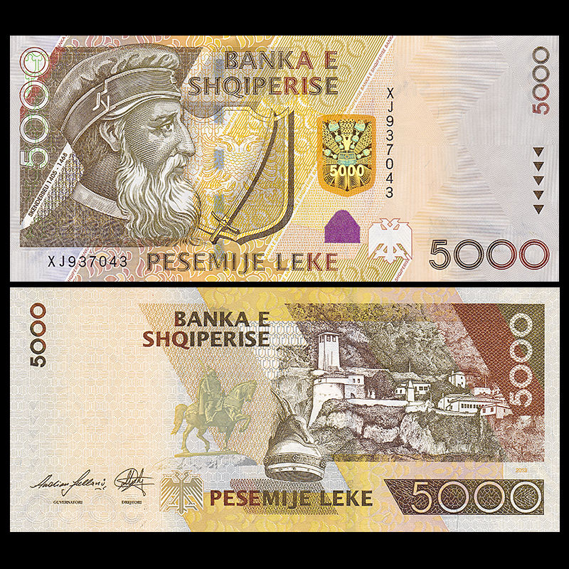 5000 leke Albania 2013
