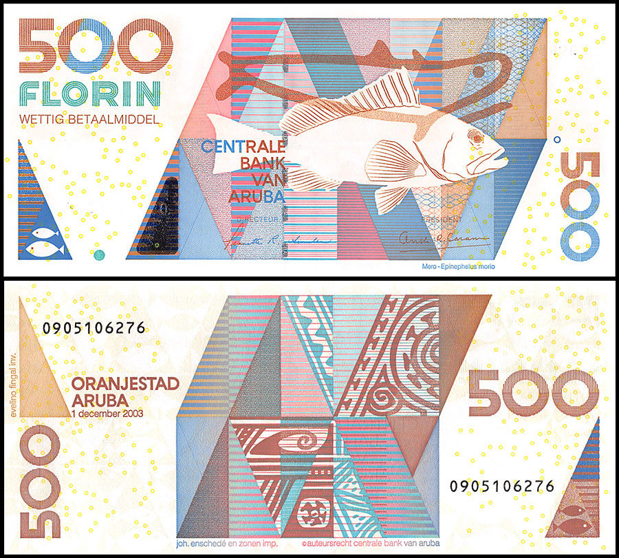 500 florin Aruba 2013