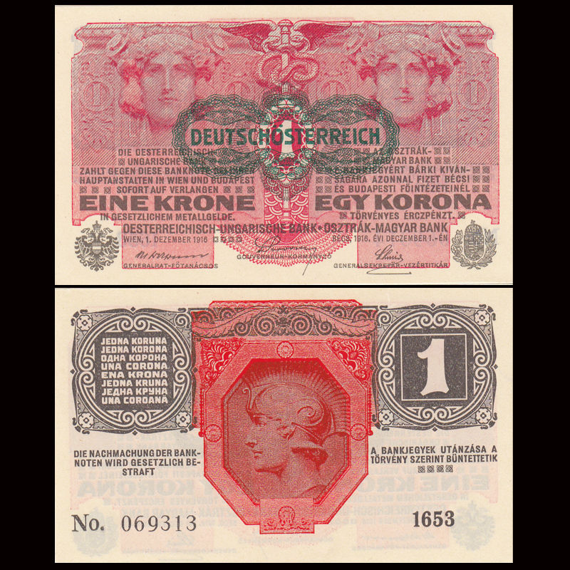 1 krone Austria 1916