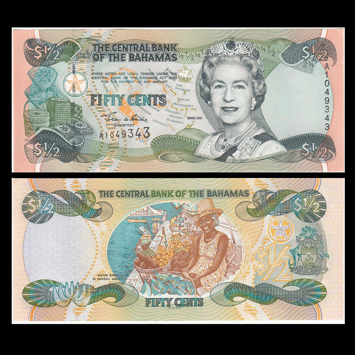 50 cents Bahamas 2001