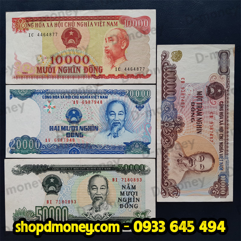 Bộ tiền giấy cotton Việt Nam