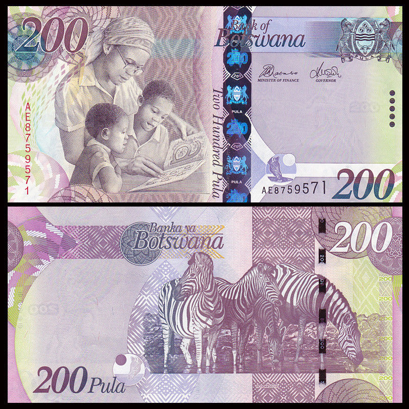 200 pula Botswana 2014