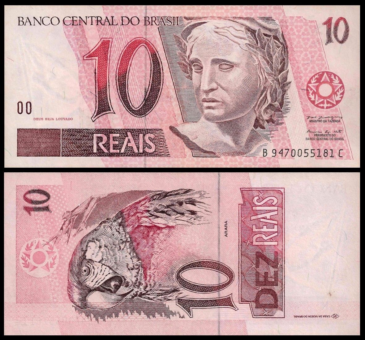 10 reais Brazil 2003