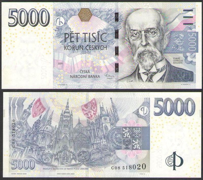 5000 korun Czech 2009