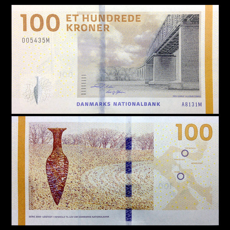 100 kroner Denmark 2009