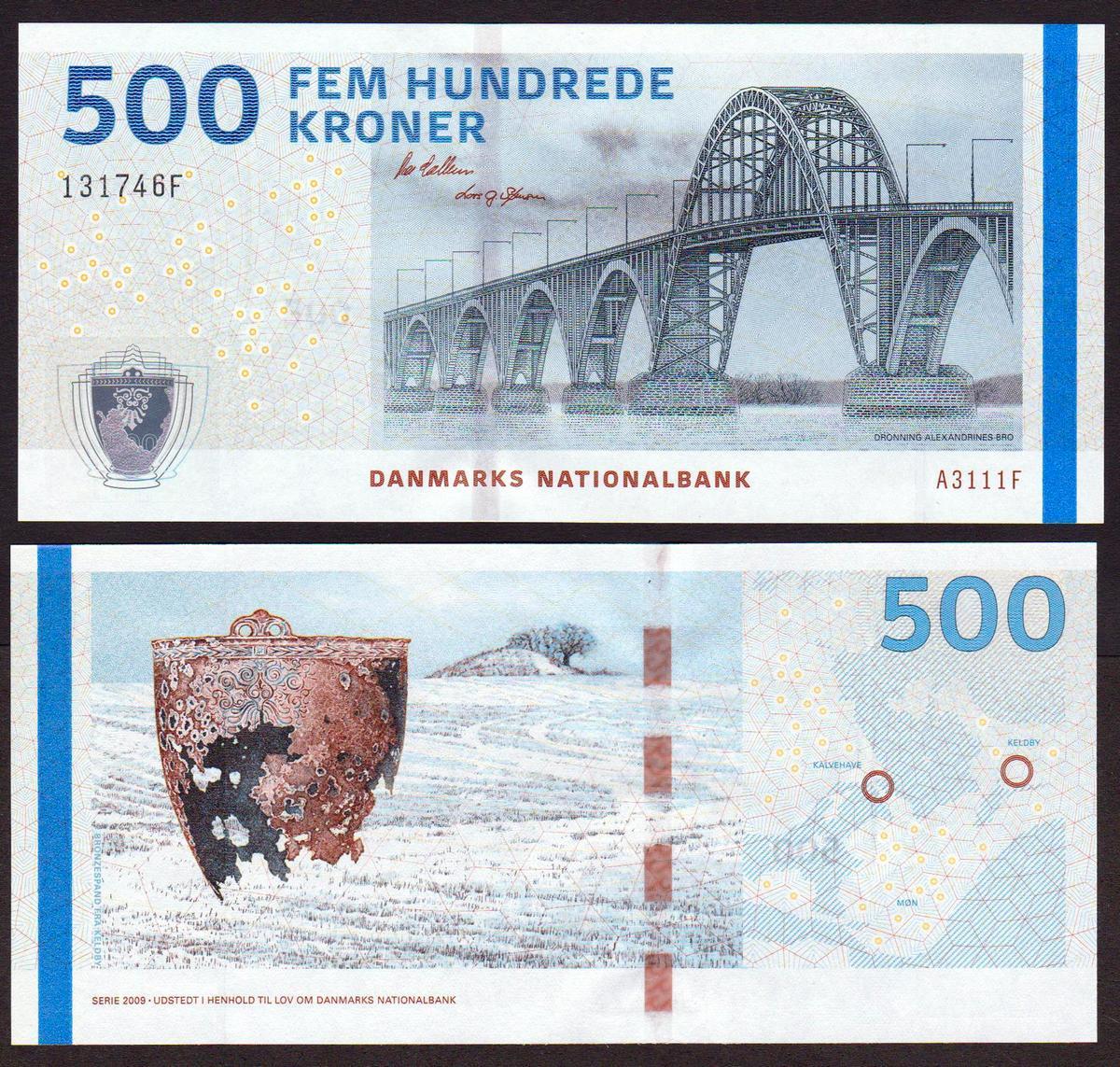 500 kroner Denmark 2009