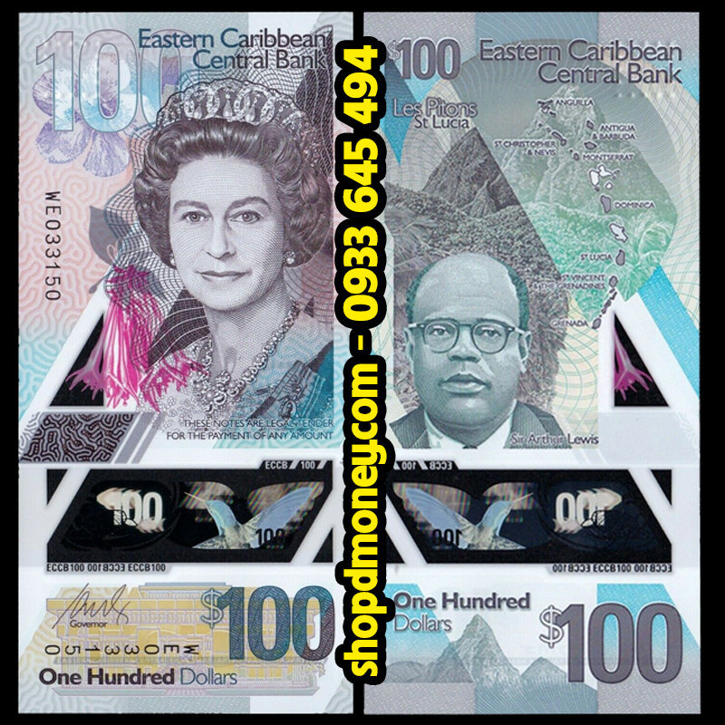 100 dollars Eastern Caribbean 2019