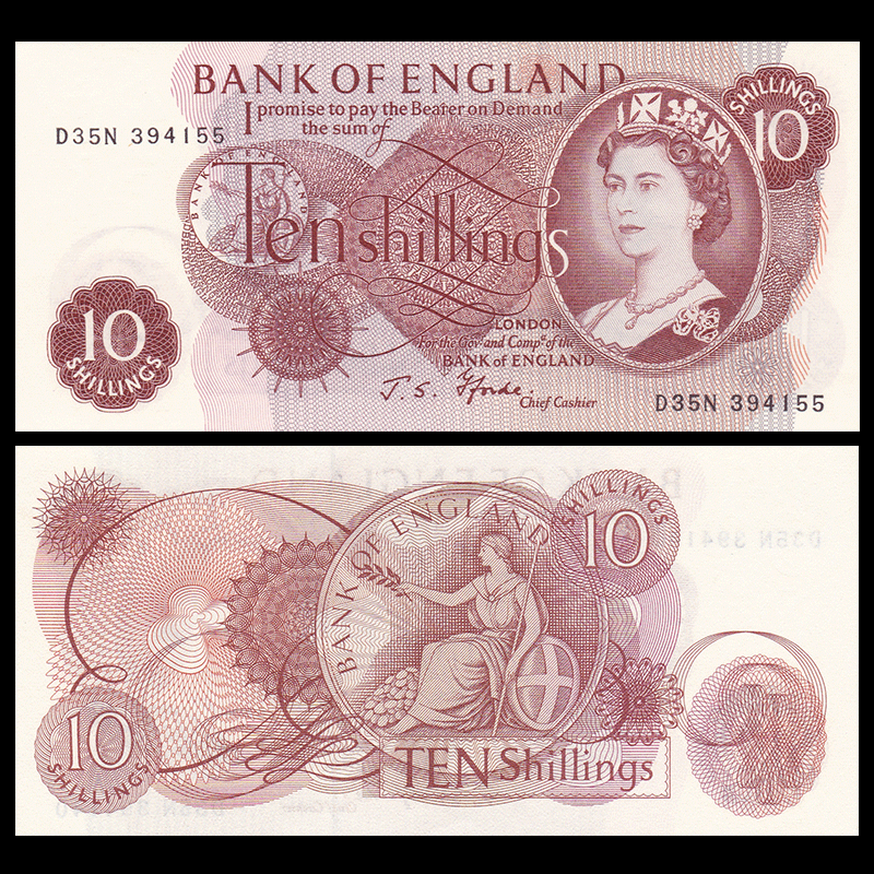 10 shillings Great Britain 1960
