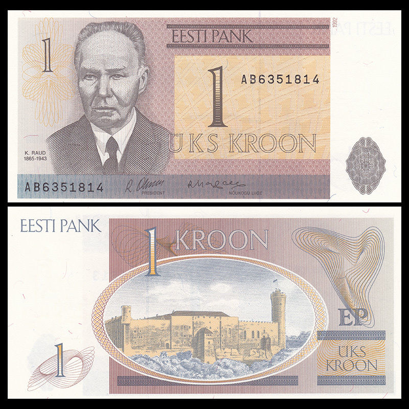 1 krooni Estonia 1992