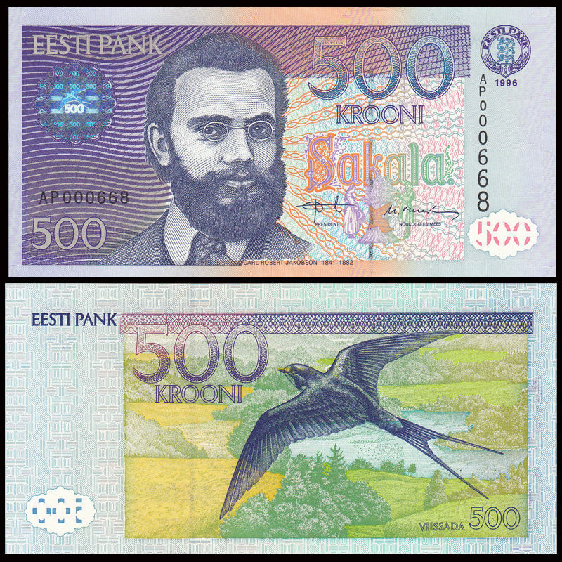 500 krooni Estonia 1996