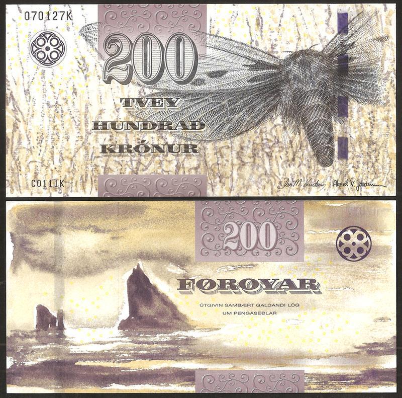 200 kronur Faeroe Islands 2011