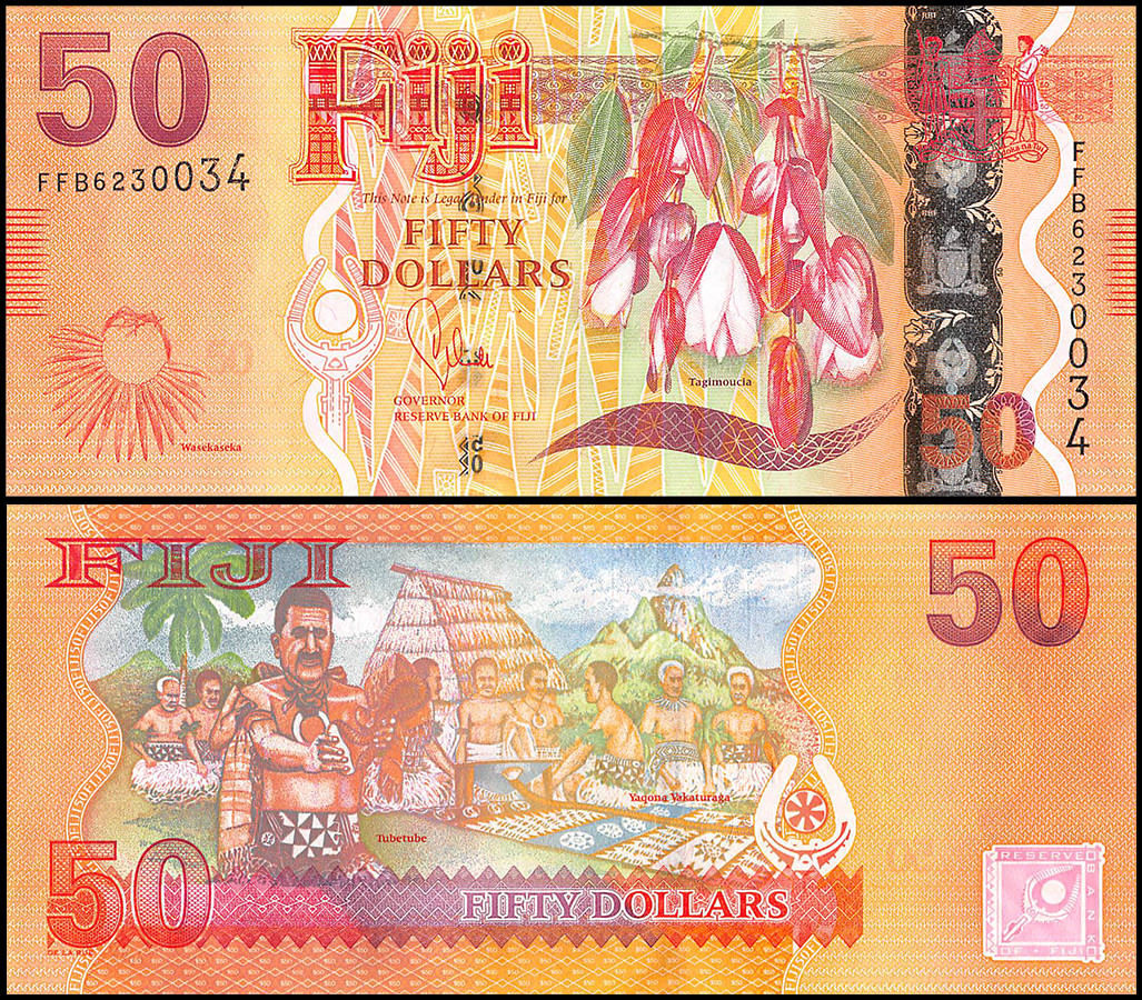 50 dollars Fiji 2013