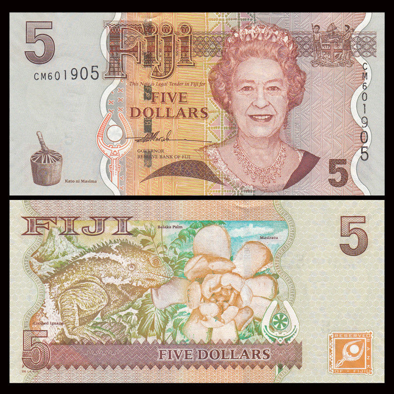5 dollars Fiji 2007