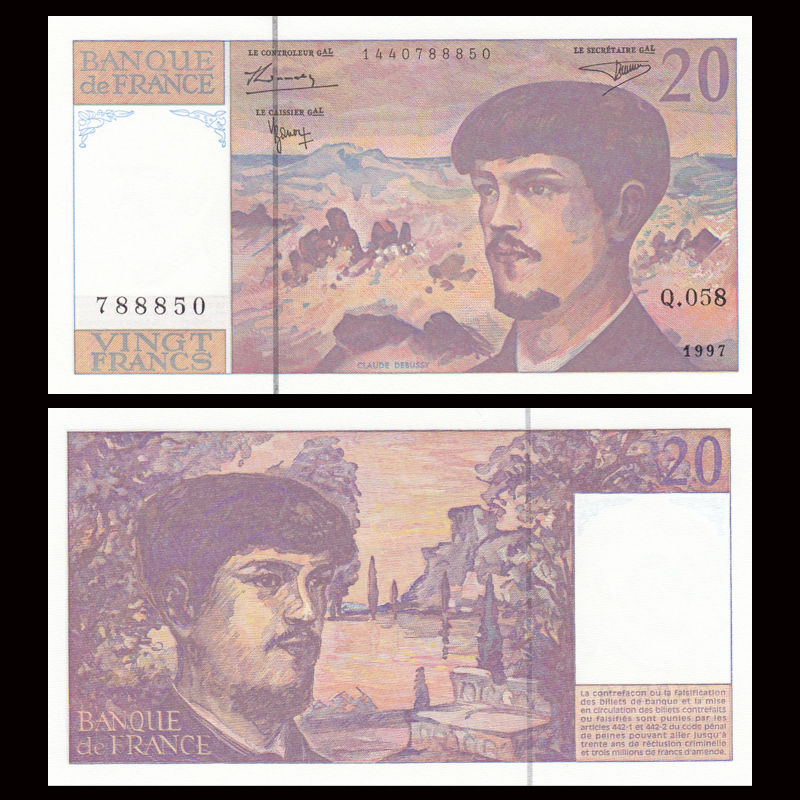 20 francs France 1997