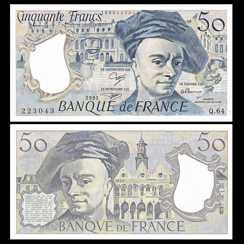 50 francs France 1990