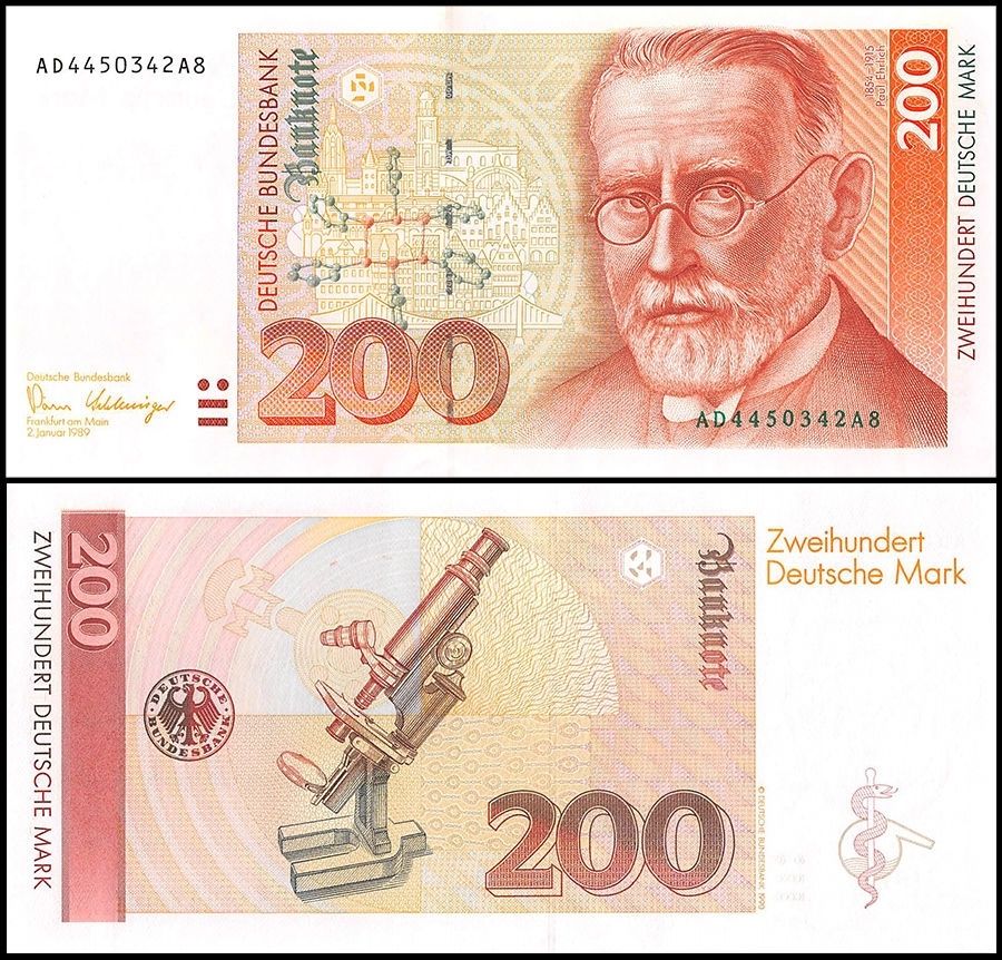 200 mark Germany 1989