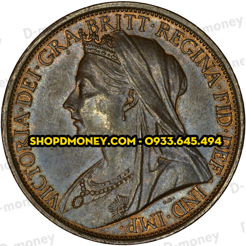 Xu 1 penny Victoria 1895 - 1901