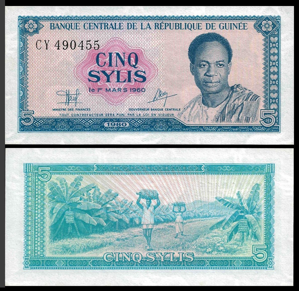 5 sylis Guinea 1980