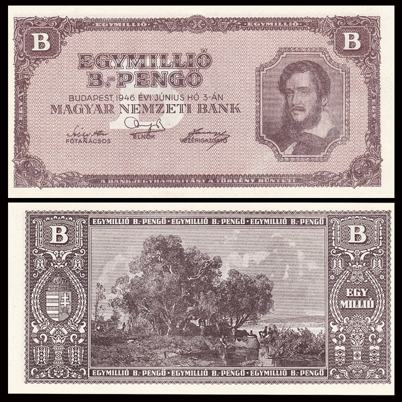 1 triệu pengo B Hungary 1946