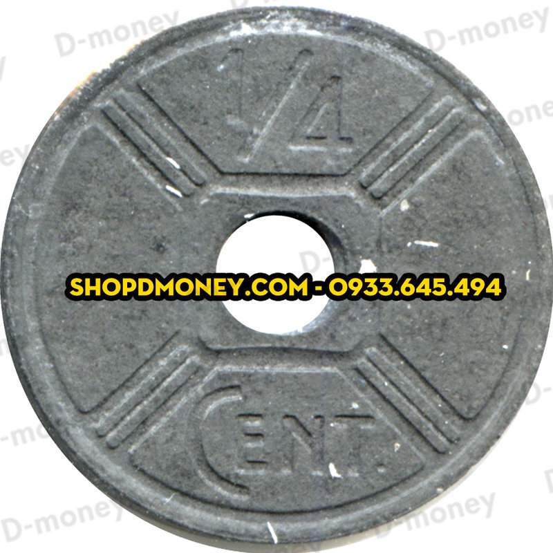 1/4 cent Đông Dương 1941 - 1944