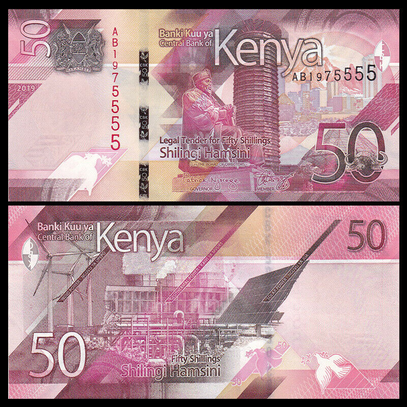 50 shillings Kenya 2019