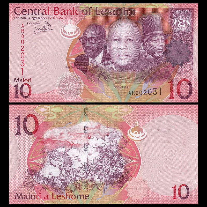 10 maloti Lesotho 2013