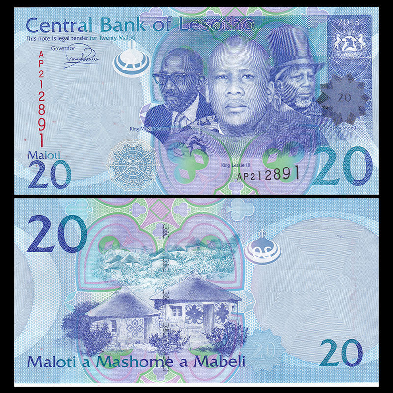 20 maloti Lesotho 2013