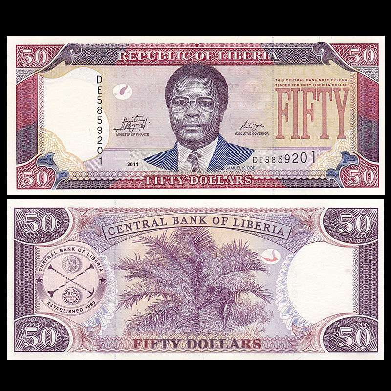 50 dollars Liberia 2011
