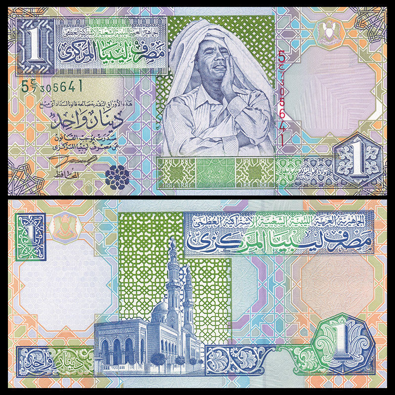 1 dinar Libya 2002