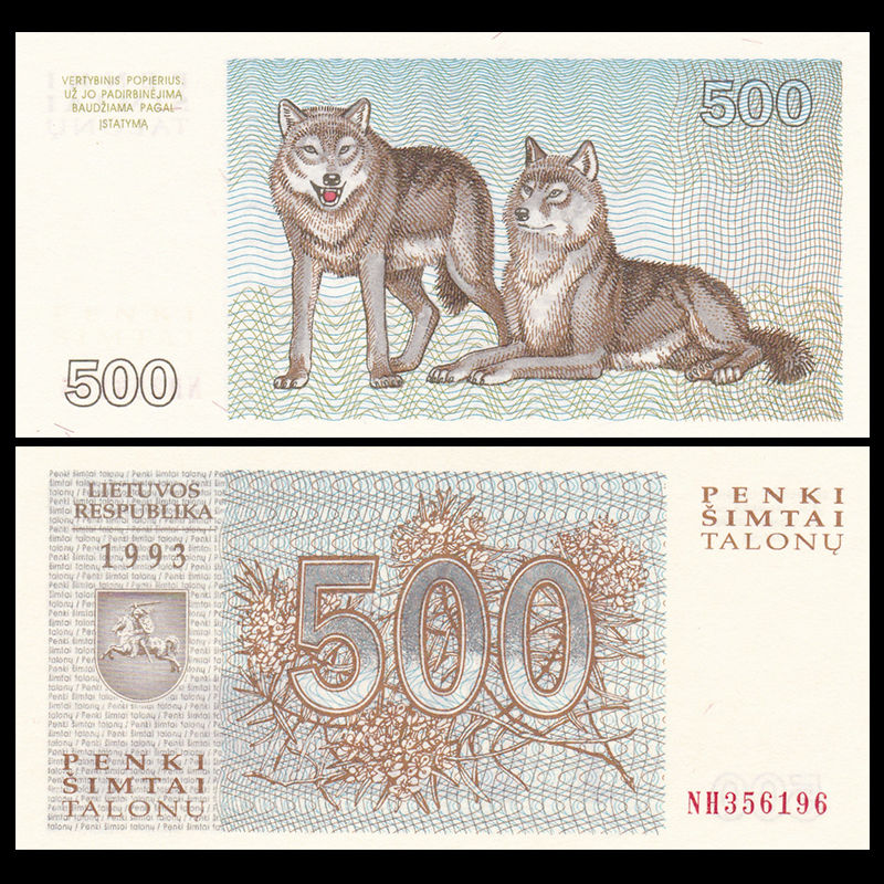 500 talonas Lithuania 1993