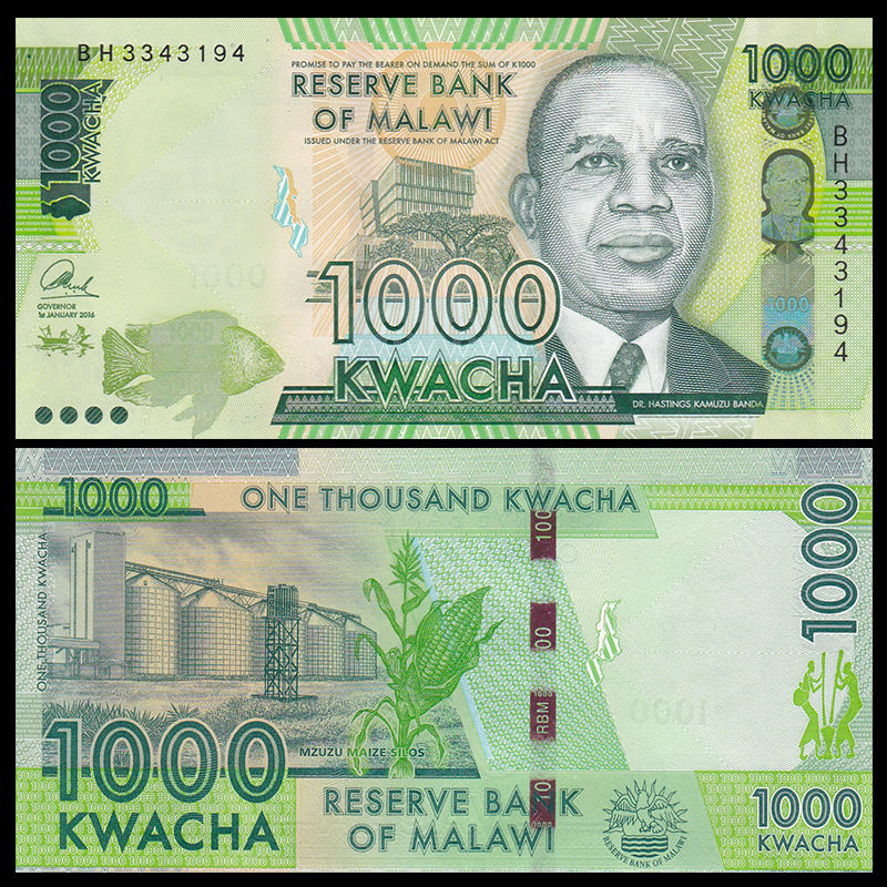 1000 kwacha Malawi 2016