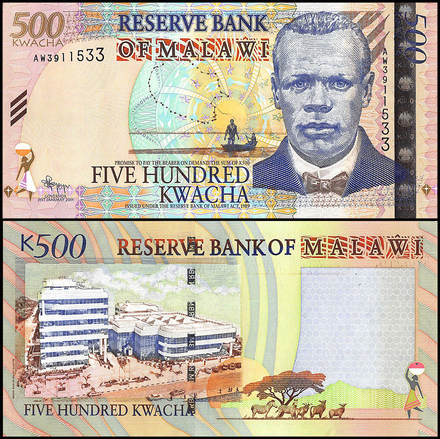 500 kwacha Malawi 2011