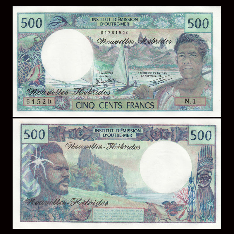 500 francs New Hebrides