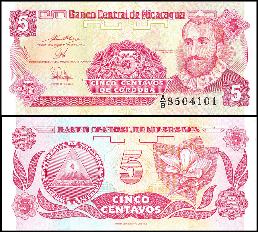 5 centavos Nicaragua 1991