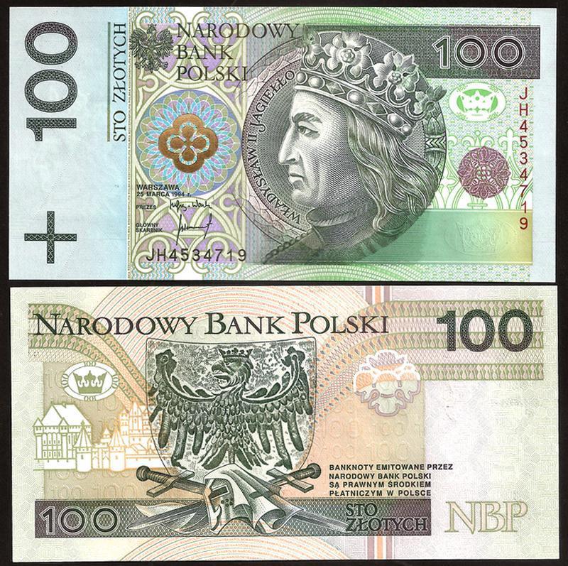 100 zlotych Poland 1994
