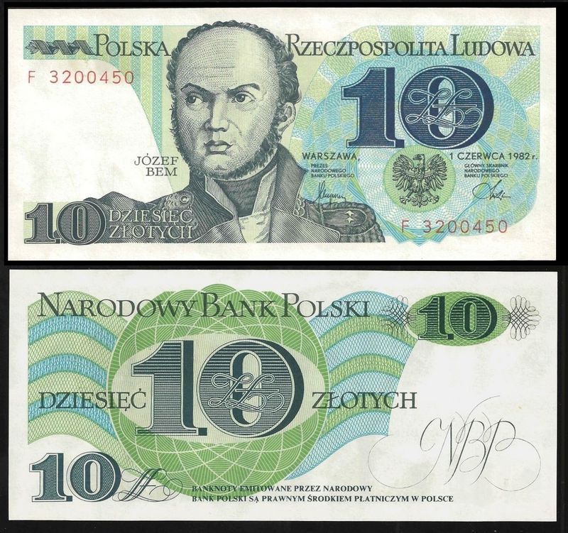 10 zlotych Poland 1982