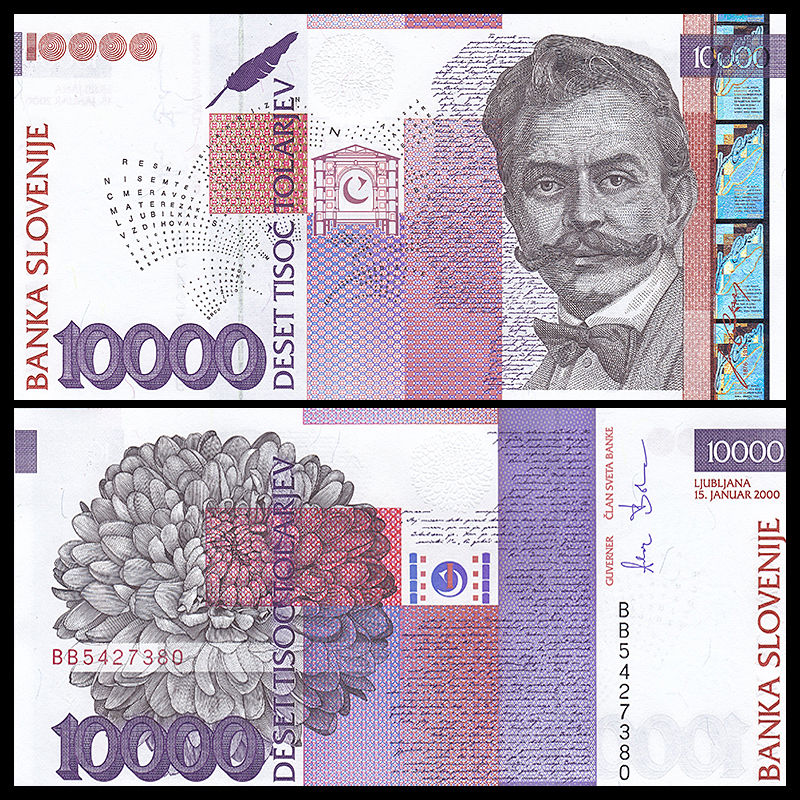 10000 tolarjev Slovenia 2000