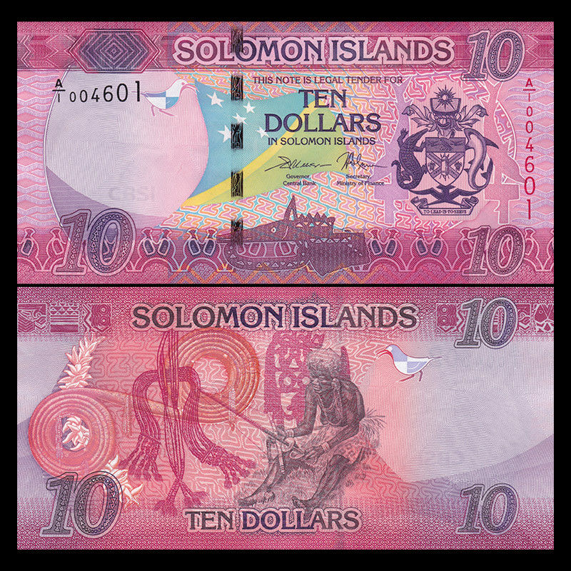 10 dollars Solomon Islands 2017