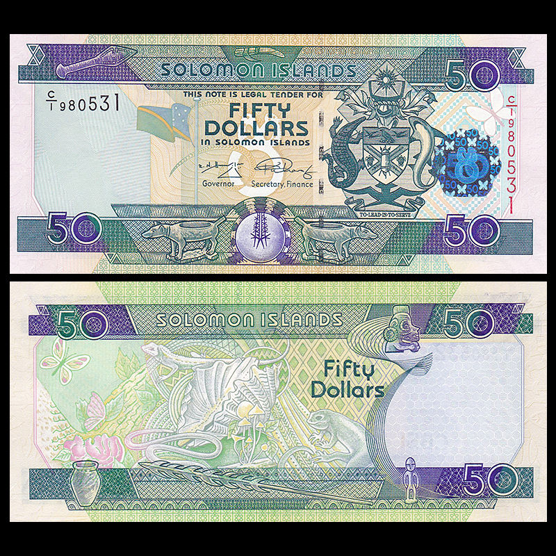 50 dollars Solomon Islands 2009