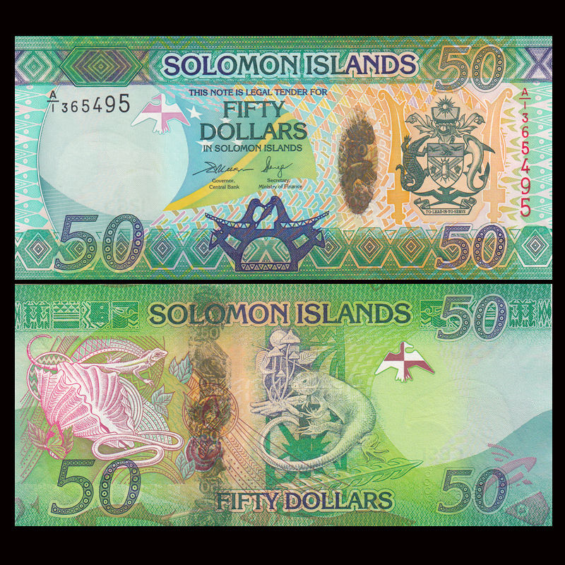 50 dollars Solomon Islands 2017