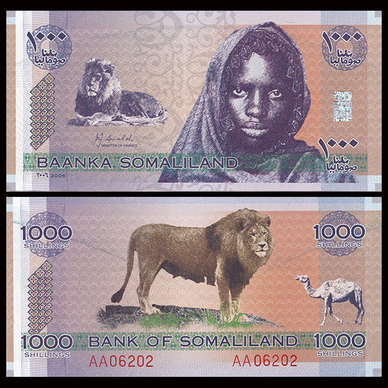 1000 shillings Somaliland 2006