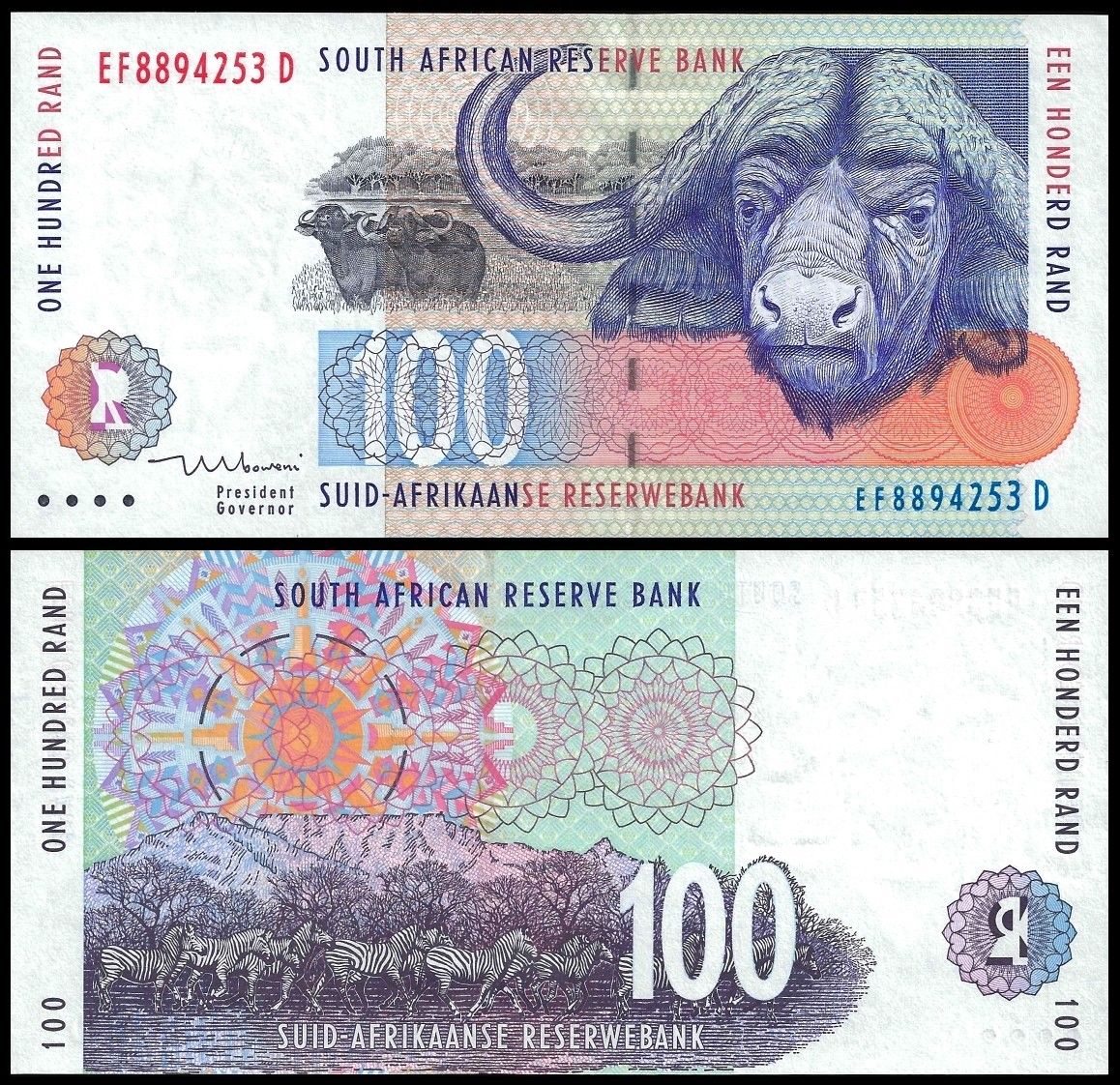 100 rand South Africa 1999