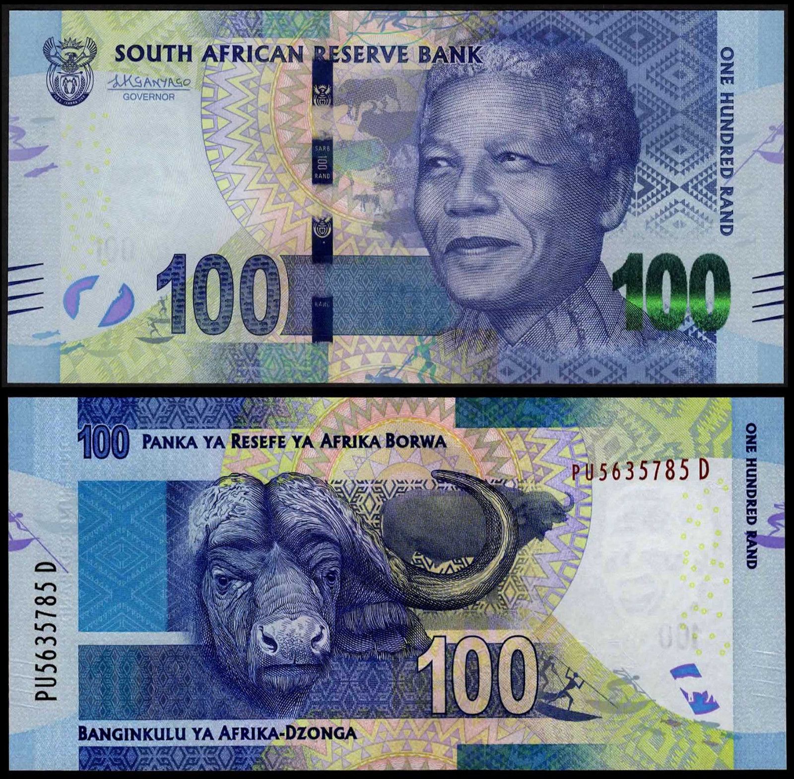 100 rand South Africa 2014
