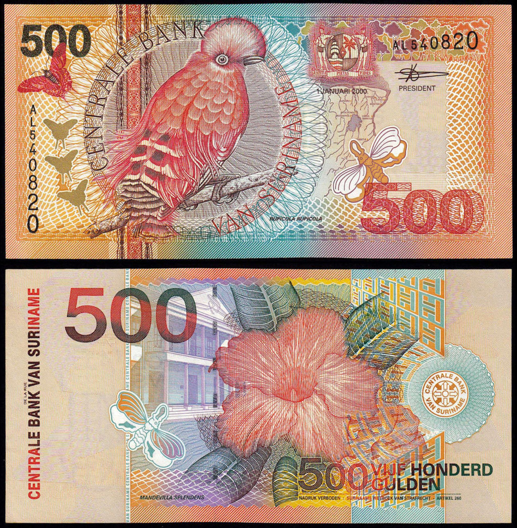 500 gulden Suriname 2000